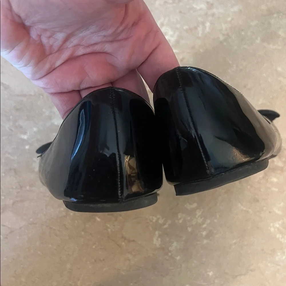 Chic Black Bow Loafers - Picture 10 of 13